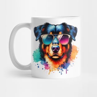 Watercolor Beauceron Dog Mug